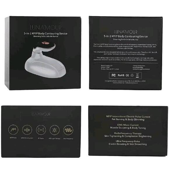 Luna'mour 5-in-1 MFIP Body Contouring, Slimming Fat Cellulite Burner NEW SEALED - Picture 9 of 9